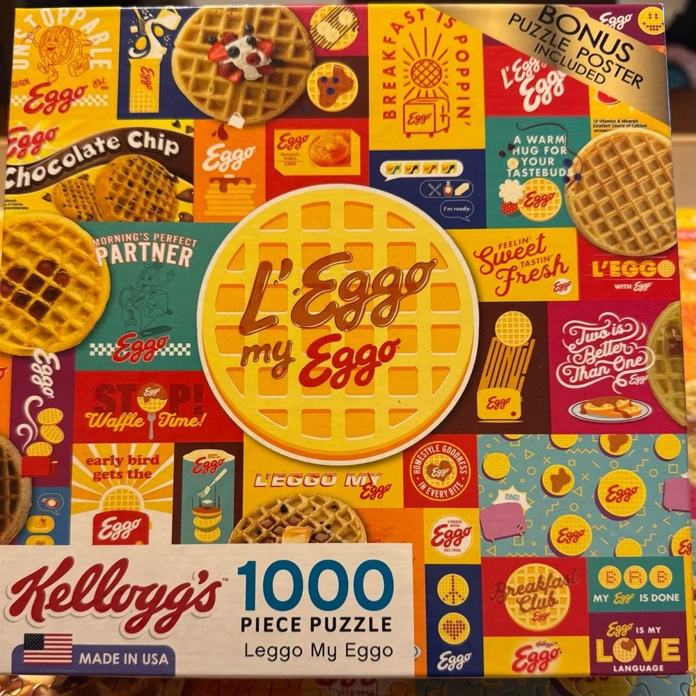Kellogg's L’Eggo my Eggo Puzzle 1000pc - Picture 8 of 8